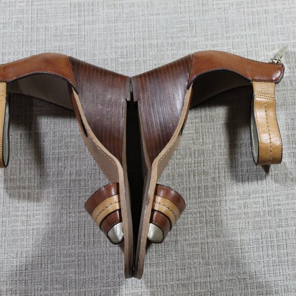 Tommy Hilfiger Ankle Strap Stacked Wedge Sandals - Picture 3 of 7